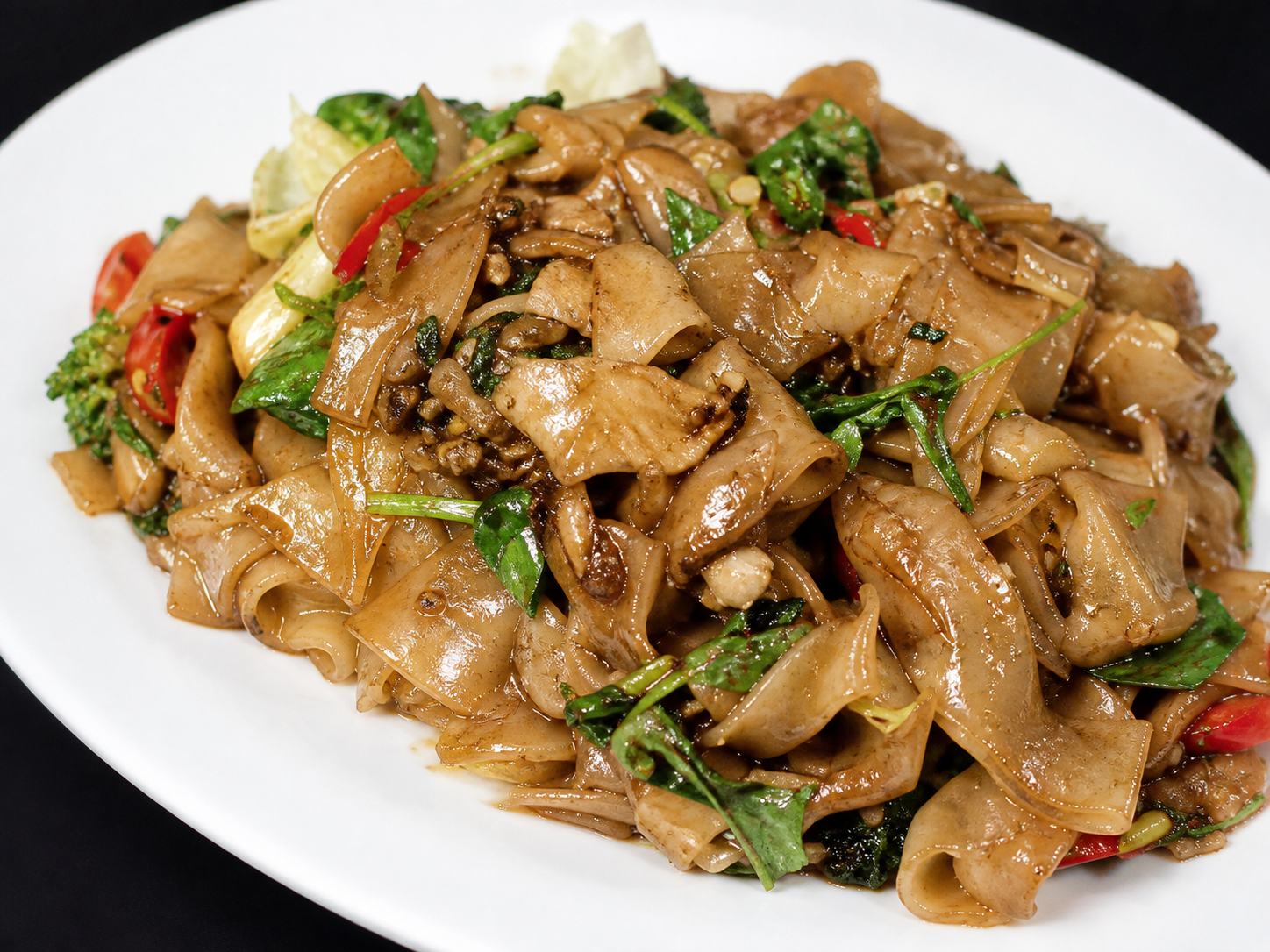 Pad Kee Mao at Long Beach Thai Restaurant